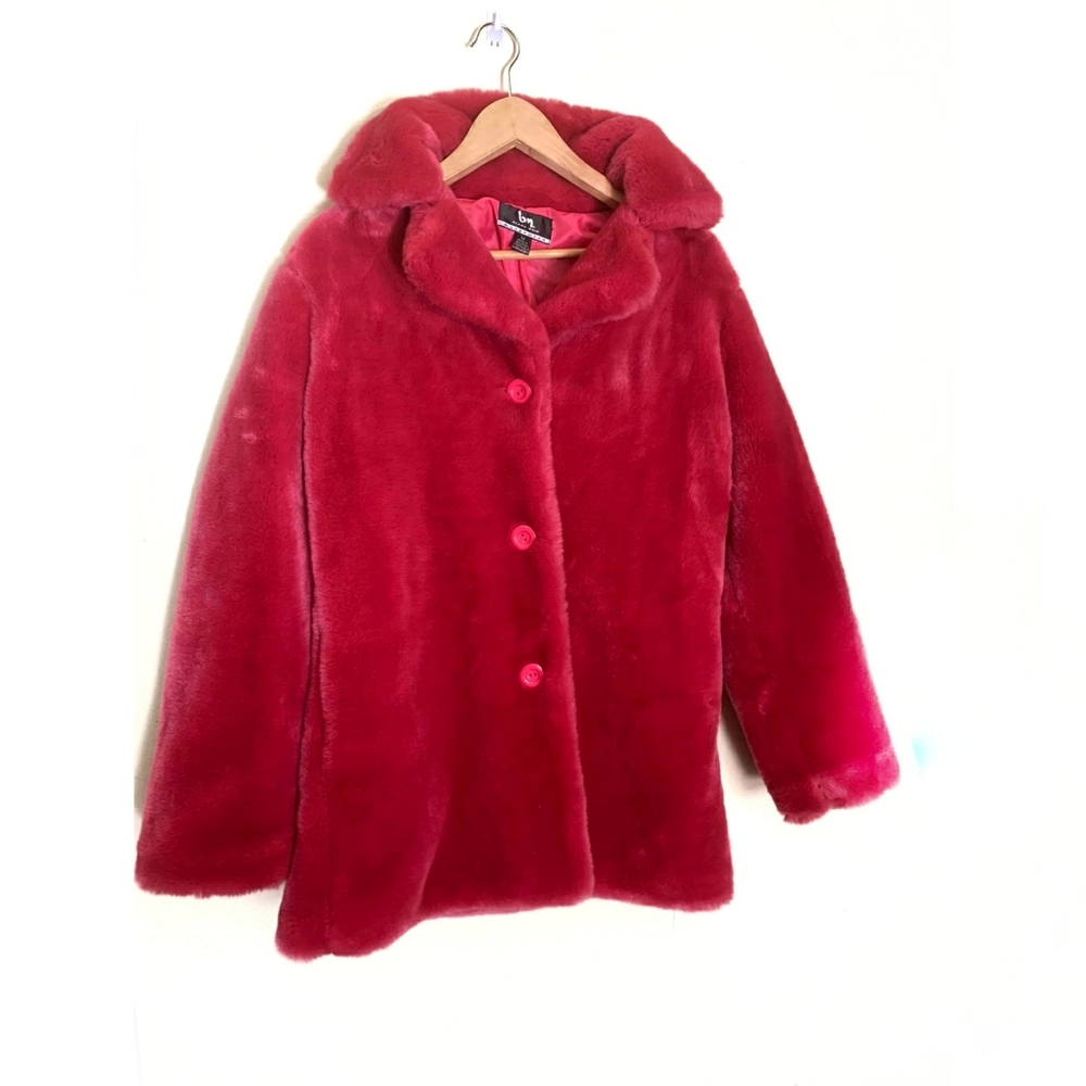 Blanc Noir fuisha faux fur coat